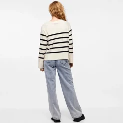 Outlet Pieces Dame Sia Sweater Hvid