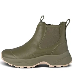 New Woden Dame Silje Warm Waterproof Ankelstøvler Grøn Olivengrøn