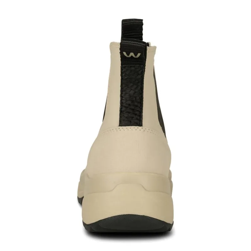 Discount Woden Dame Siri Vandtæt Gummistøvler 772 Silver Lining beige