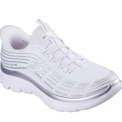 New SKECHERS SPORT Dame slip in sneakers Summits Plus Hvid
