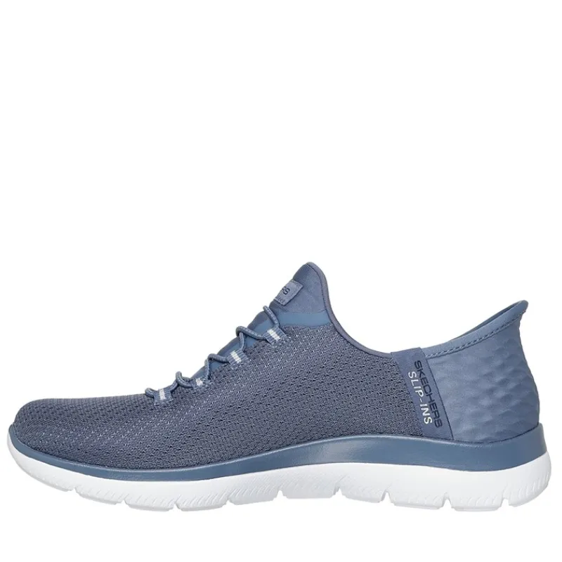 Outlet SKECHERS SPORT Dame Slip In Summits Diamond Dream Sneakers Blå Blå