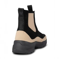 Best Woden Dame Solveig Ruskind Vandtætte Støvler 864 Black/​Coffee Cream