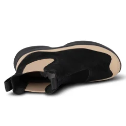 Best Woden Dame Solveig Ruskind Vandtætte Støvler 864 Black/​Coffee Cream