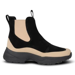 Best Woden Dame Solveig Ruskind Vandtætte Støvler 864 Black/​Coffee Cream