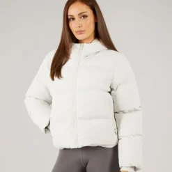 Closure London Dame Storm Cuff Kort Puffer Jakke Sten