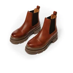 Clearance Copenhagen Shoes Dame Støvler Der Ligner Dig 0241 Cognac Brun