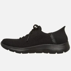 Online SKECHERS SPORT Dame Summits Slip in Nye Daglige Sneakers Sort