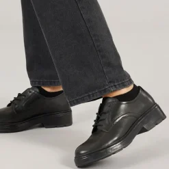 Online GEOX Dame Swelen Chunky Oxford Sko Sort