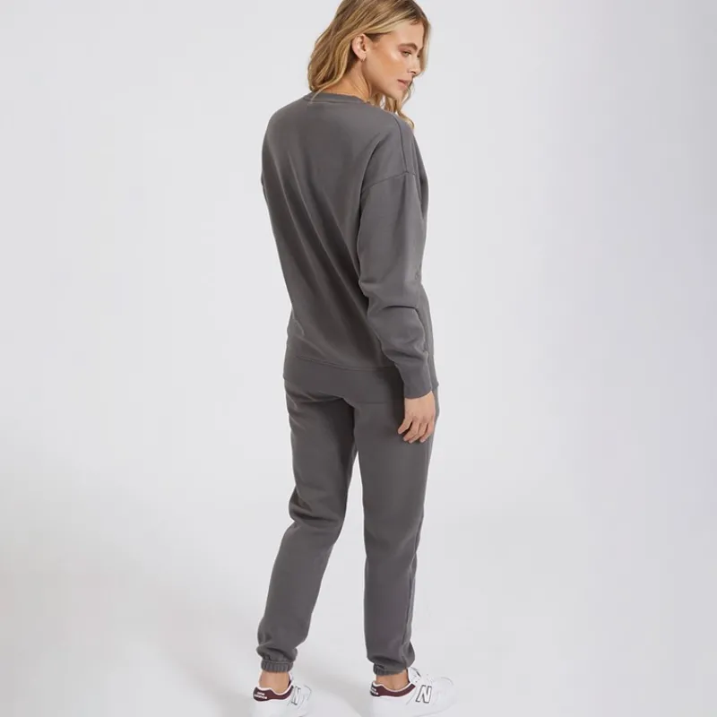 Discount Bench Dame Tracksuit Vasket Antracit Charcoal-grå