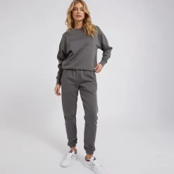 Discount Bench Dame Tracksuit Vasket Antracit Charcoal-grå