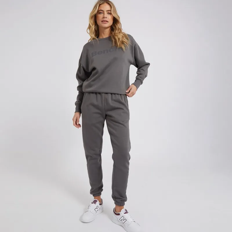 Discount Bench Dame Tracksuit Vasket Antracit Charcoal-grå