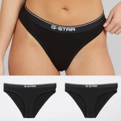 Best G-STAR Dame tre pak hipster trusser Sort