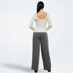 Hot Moves Dame Twusti Sweater 0105 Antique White Off-white