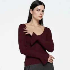Best Moves Dame Twusti Sweater 1624 Sassafras Bordeaux