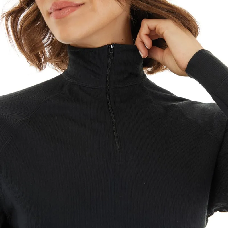 Clearance Trespass Dame Unite 360 Termisk Baselayer Sæt Sort