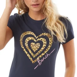 Online Bench Dame Wildheart T-shirt Blå Marineblå
