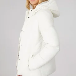 Bench Dame Willah Kort Dunjakke Vinter Hvid