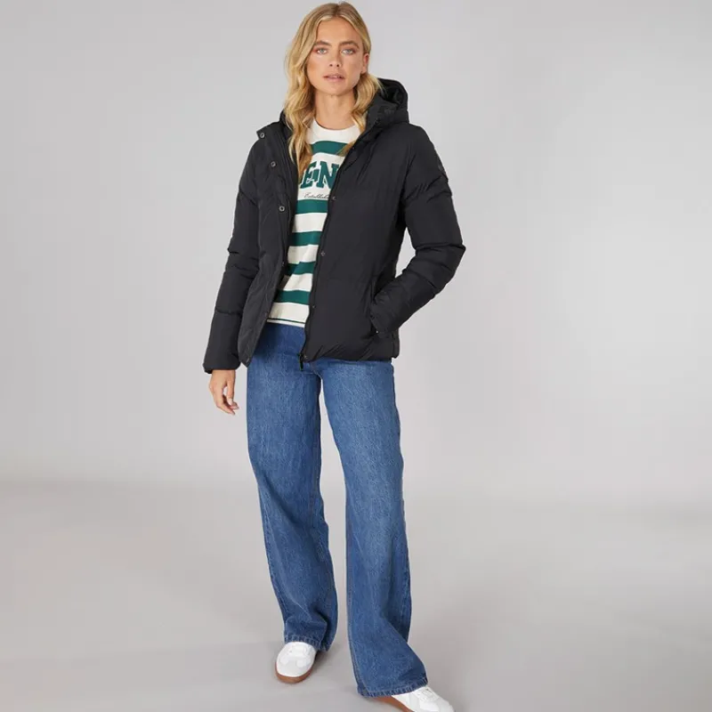 Hot Bench Dame Willah Kort Dunjakke Sort