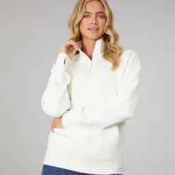 Best Bench Dame Zilia Sweatshirt Vinter Hvid