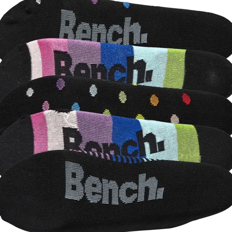 Bench Dames Dorit Strømper 5-pak Sort/Multi