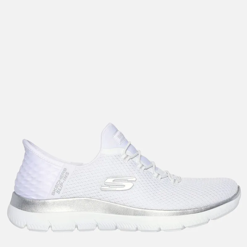 SKECHERS SPORT Damesko slip in Summits sneakers Hvid