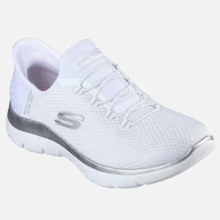 SKECHERS SPORT Damesko slip in Summits sneakers Hvid