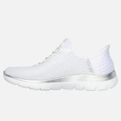 SKECHERS SPORT Damesko slip in Summits sneakers Hvid
