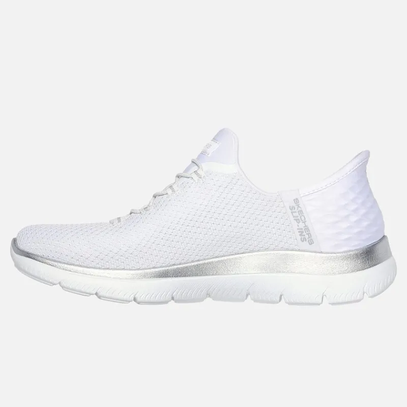 SKECHERS SPORT Damesko slip in Summits sneakers Hvid