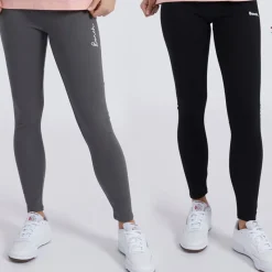 Clearance Bench Dametøj Tamna Leggings To Pak Sort/Antracit