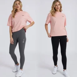 Clearance Bench Dametøj Tamna Leggings To Pak Sort/Antracit
