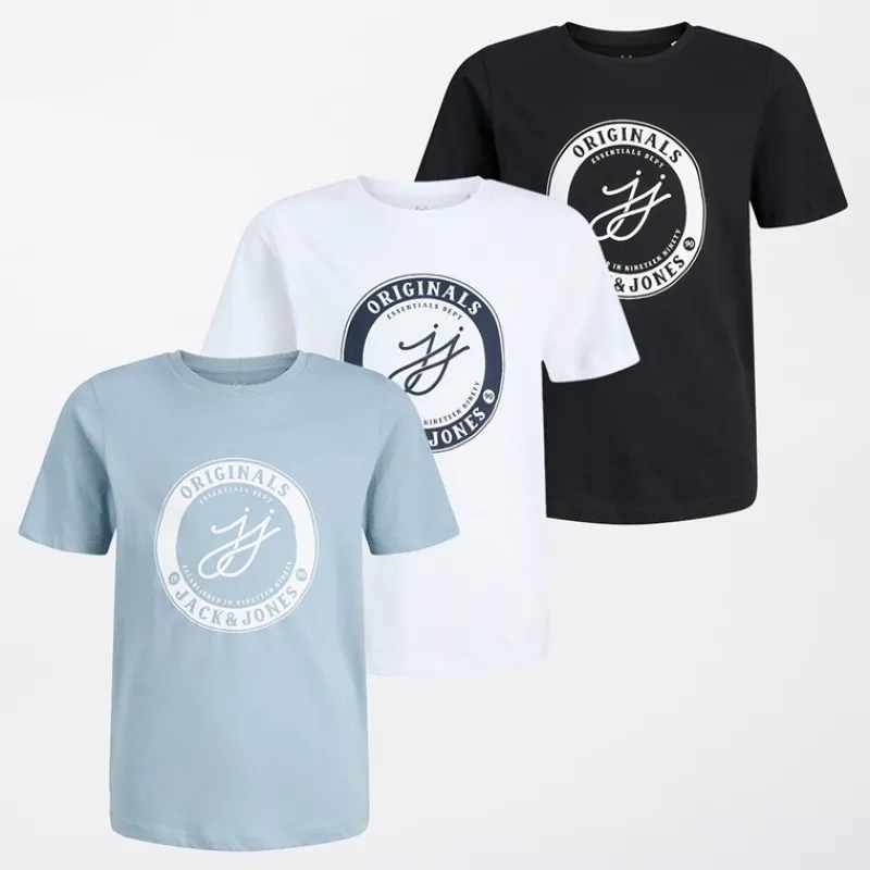 Sale JACK & JONES Dre pak Theo T-shirts til Drenge Multi