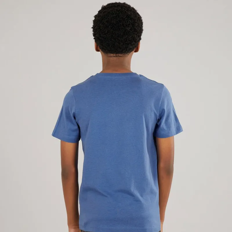 Best JACK & JONES Drenge Atfal Tre Pakke T-shirts Colbalt Blå / Hvid / Navy Print