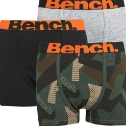 Online Bench Drenge Boxer Shorts 3-pak Digi Camo/​Sort/​Grå Melange