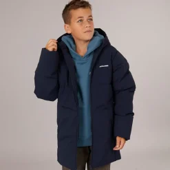 Clearance JACK & JONES Drenge Brady Puffer Jakke Sky Captain Marineblå