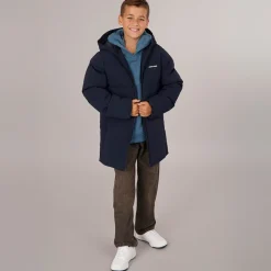Clearance JACK & JONES Drenge Brady Puffer Jakke Sky Captain Marineblå