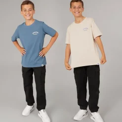 Clearance JACK & JONES Drenge Brandes Ryg To Pakke T-shirts Moonbeam /​ Ocean View