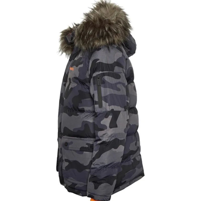 Outlet Bench Drenge Calcott Jakke Sort Digi Camo Flerfarvet