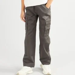 Best Lyle And Scott Drenge Cargo Bukser W635 Gunmetal