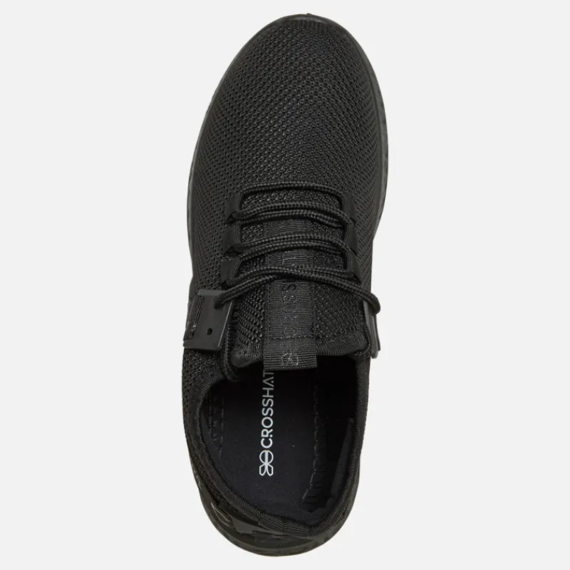 Outlet Crosshatch Drenge Ceaze Sneakers Sort
