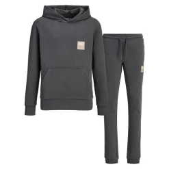 Online JACK & JONES Drenge Drive Sweat Hættetrøje Og Joggingbukser Træningsdragt Asfalt