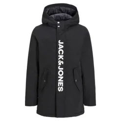 Discount JACK & JONES Drenge Fen Parka Sort