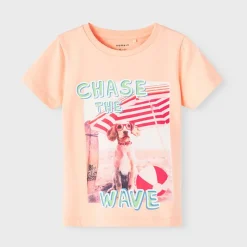 Name It Drenge Feodor T-shirt Peach Nectar
