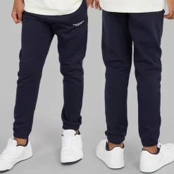 Online Crosshatch Drenge Fire Dele Hættetrøje Sweatshirt T-shirt Og Joggingbukser Sæt Navy/Off White
