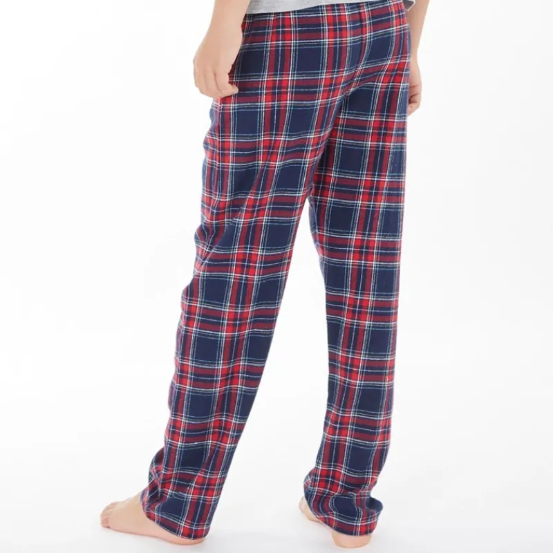 Hot Bench Drenge Folau Flanel Check Lounge Bukser Blå/Rød/Hvid/Gul Check Flanel