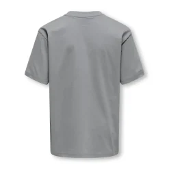 Hot ONLY & SONS Drenge Fred Life T-shirt Ultimate Grey