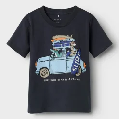 Best Name It Drenge Freddis T-shirt India Ink