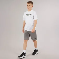 Online Puma Drenge Grafisk Camo T-shirt White