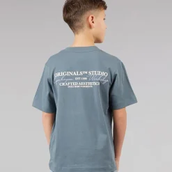 Clearance JACK & JONES Drenge Islington T-shirt Stormy Weather