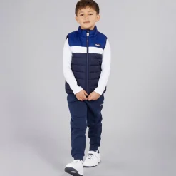 Discount Ellesse Drenge Jacob Vest T Shirt Og Joggingbukser Sæt Navy