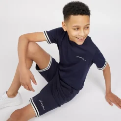 New JACK & JONES Drenge Jaxon Sæt Blå Marineblå